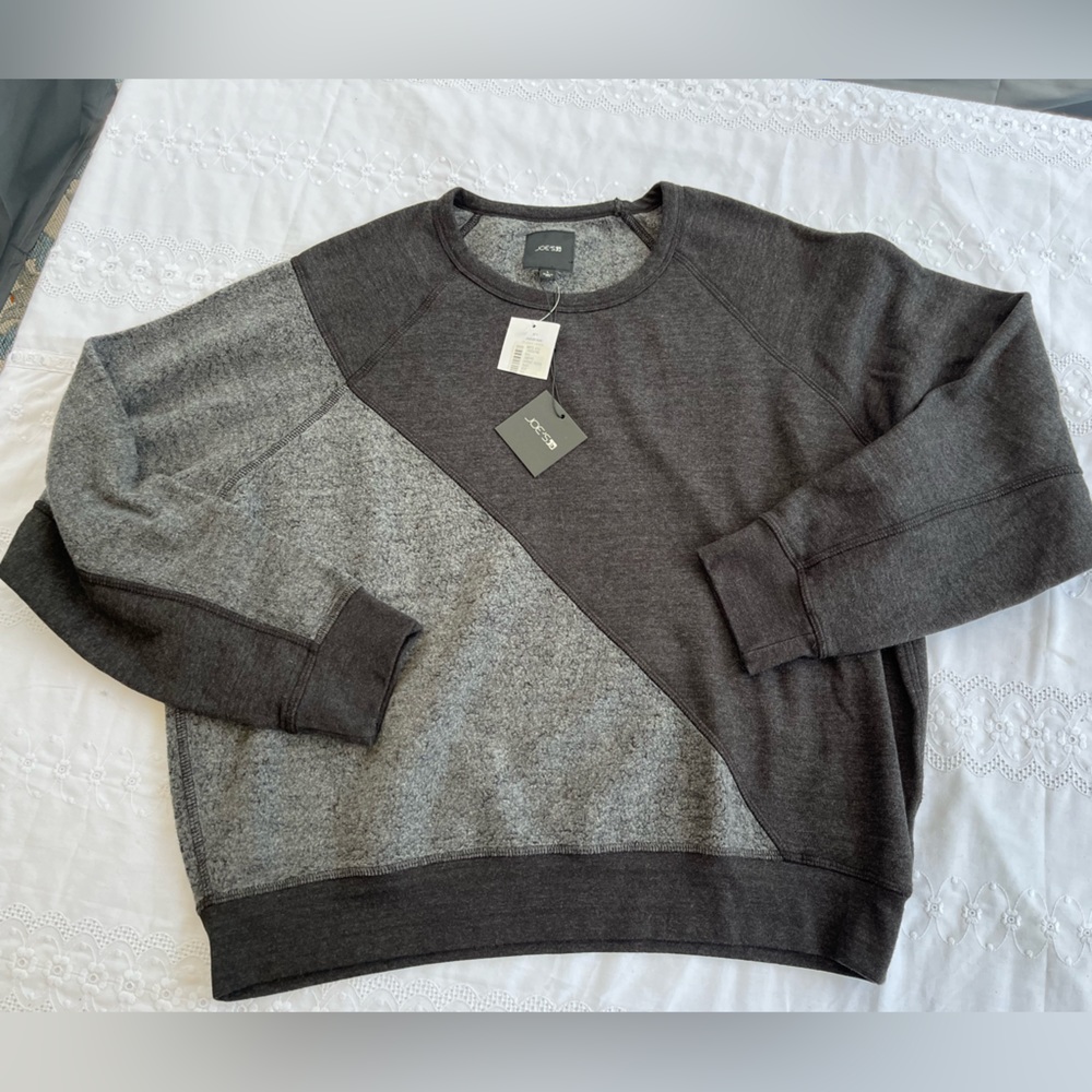 Joe’s size L BNWT grey/black sweatshirt in excellent condition